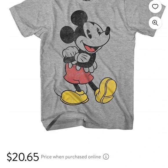 NWT Disney Mickey Mouse Vintage Character tee SZ - Medium - Picture 8 of 8